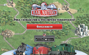 Il sito online di Rail Nation