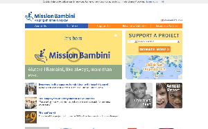 Il sito online di Missione Bambini