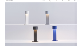 Il sito online di FROM LIGHTING