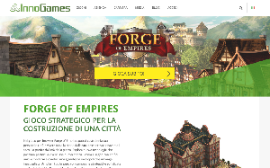 Il sito online di Forge Of Empires