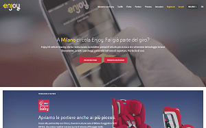 Il sito online di Enjoy Milano