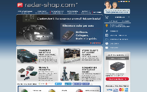Il sito online di Radar shop
