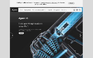Il sito online di Dyson