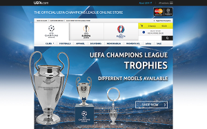 Il sito online di Champions League