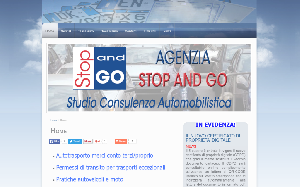 Il sito online di Agenzia stop and go