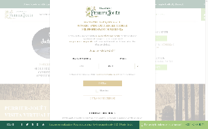 Il sito online di Perrier-Jouet