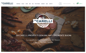 Il sito online di Da Carelli