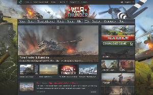 Il sito online di War Thunder