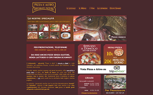 Il sito online di Pizza e altro