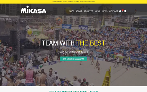 Il sito online di Mikasa Sports