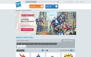 Visita lo shopping online di Transformer