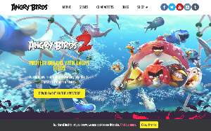 Il sito online di Angry Birds