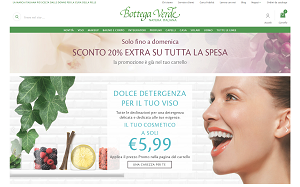 Il sito online di Bottega Verde