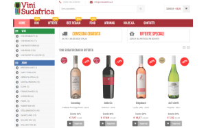 Visita lo shopping online di Vini del Sud Africa