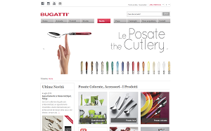 Il sito online di Casa Bugatti