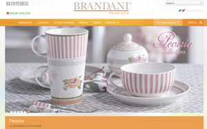 Il sito online di Brandani