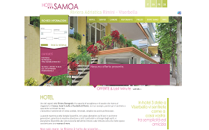 Il sito online di Hotel Samoa