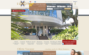 Il sito online di Rimini Luxor Hotel