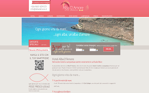 Il sito online di Hotel Alba d'Amore Lampedusa