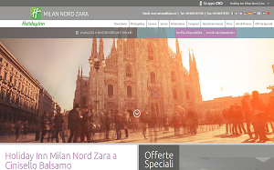 Il sito online di Holiday Inn Milano Nord Zara