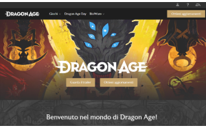 Il sito online di Dragon Age