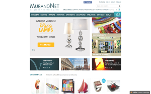 Il sito online di MuranoNet