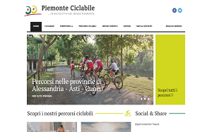 Il sito online di Piemonte Ciclabile