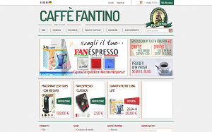 Il sito online di Caffè Fantino