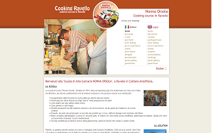 Il sito online di Cooking Ravello