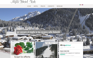 Il sito online di Alpen Hotel Vidi