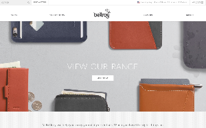 Il sito online di Bellroy