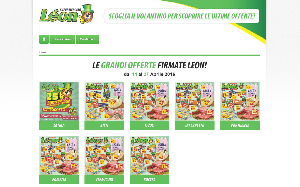 Il sito online di Supermercati Leon