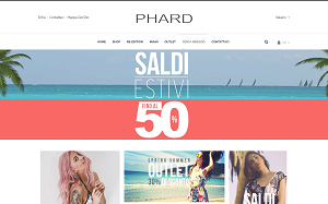 Visita lo shopping online di Phard