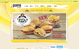 Il sito online di Pans & Company