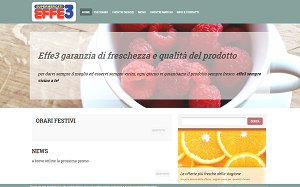 Il sito online di Supermercati Effe 3