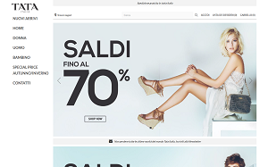 Visita lo shopping online di Tata Italia