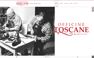 Il sito online di Officine Toscane