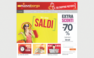 Il sito online di Nuovo Borgo Centro Commerciale