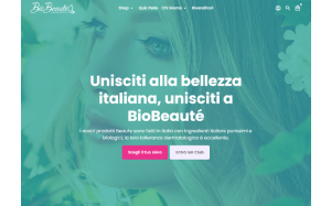 Il sito online di Bio Beauteshop