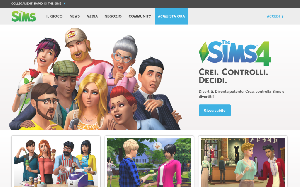 Il sito online di The Sims