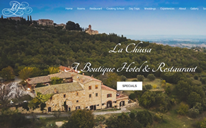 Il sito online di La Chiusa Tuscany