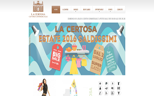 Il sito online di Centro Commerciale La Certosa