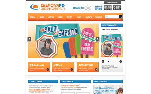 Il sito online di Centro Commerciale Cremona Po