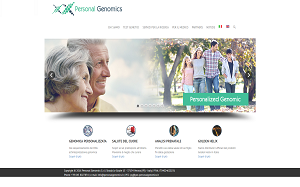 Il sito online di Personal Genomics