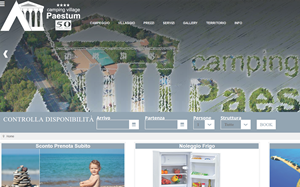 Il sito online di Campeggio Villaggio Paestum