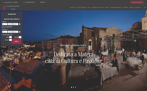 Il sito online di Palazzo Gattini Matera