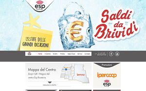 Il sito online di Centro commerciale ESP