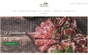 Il sito online di La mia Bottega Toscana