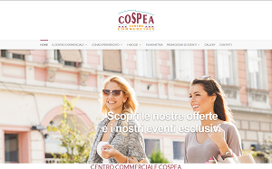 Il sito online di Centro Commerciale Cospea