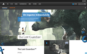 Il sito online di The Last Guardian